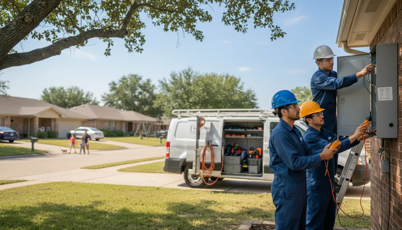 Certified electrician providing emergency electrical services in Stockertown, PA